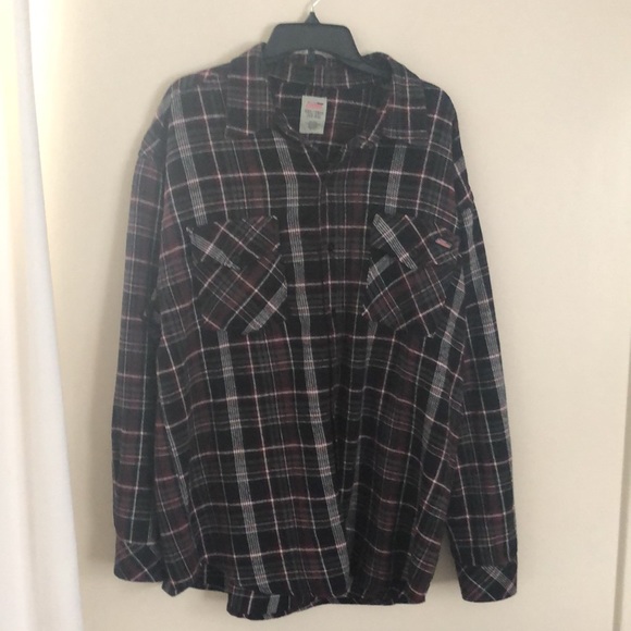 Mens Dickies Heavyweight Bundle Flannel + Pocket Tee - Picture 10 of 17